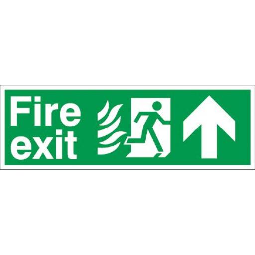 Fire exit - Flame - Running man - Up arrow