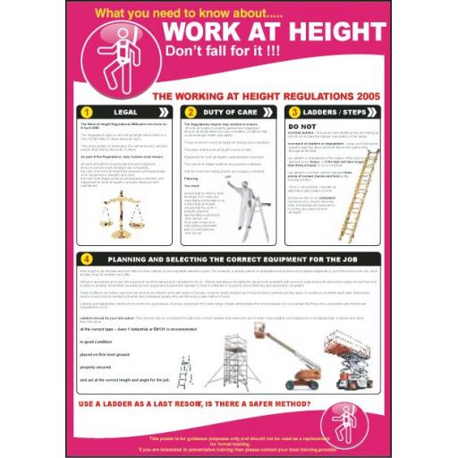 WORK AT HEIGHT poster