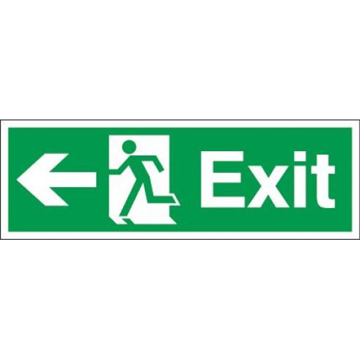 Exit - Running man - Left arrow