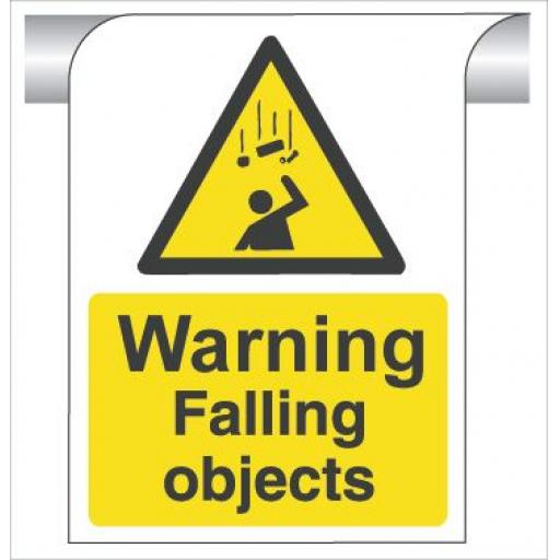 Warning Falling objects - Curve Top Sign