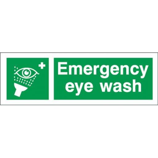 Emergency eye wash