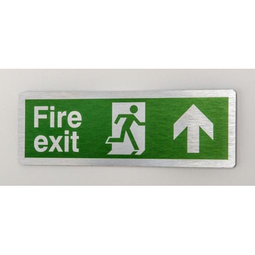 Fire exit - Running man - Up arrow (Prestige)