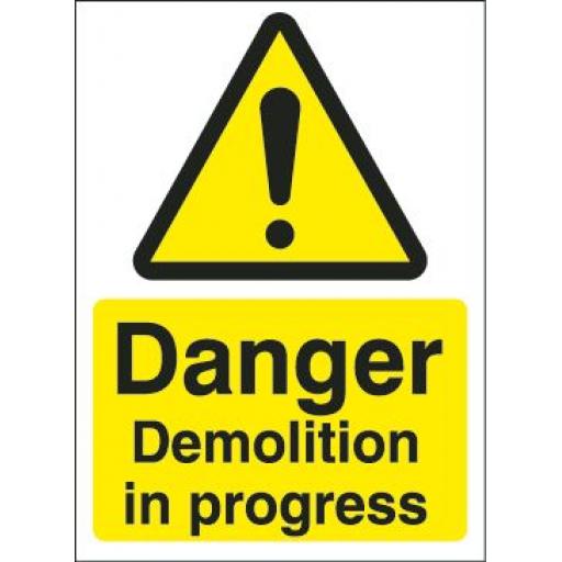 Danger Demolition in progress