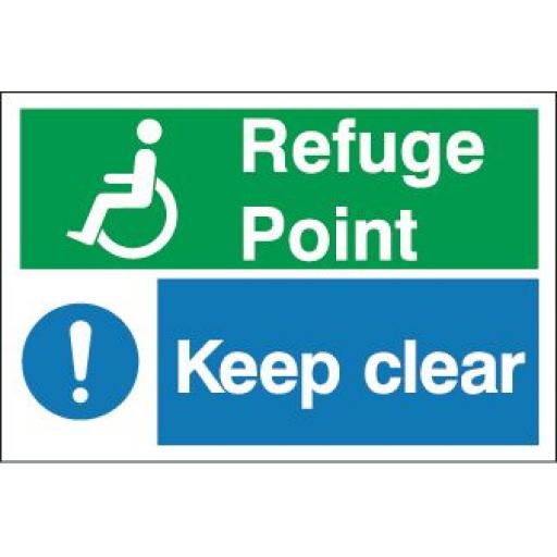 Disabled - Refuge Point - Keep clear