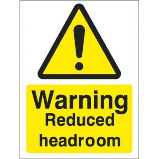 Warning Reduced headroom