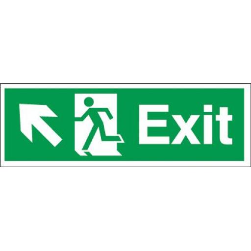 Exit - Running man - Left up arrow