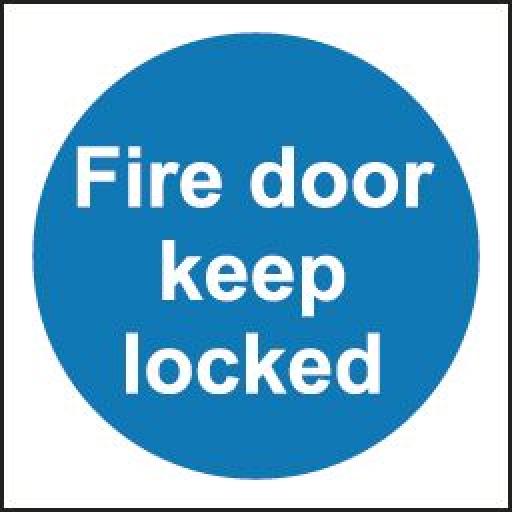 Fire door keep locked