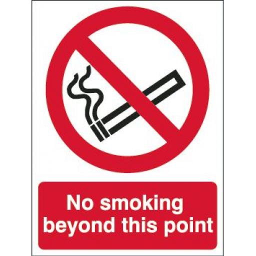 No smoking beyond this point