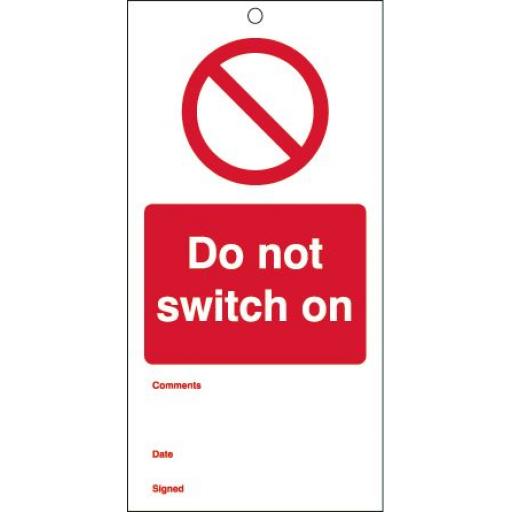 Do not switch on