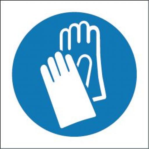 Hand protection logo