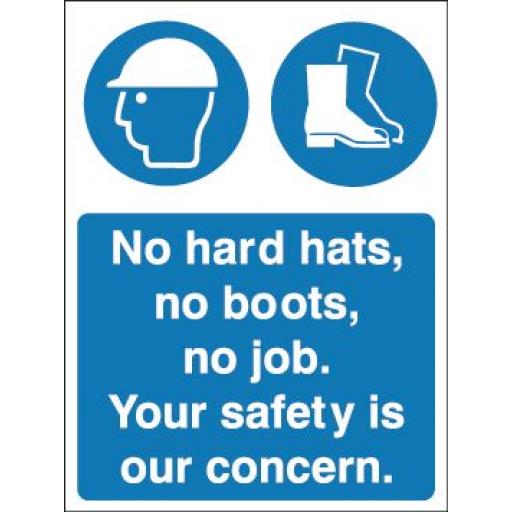 No hard hats, no boots, no job