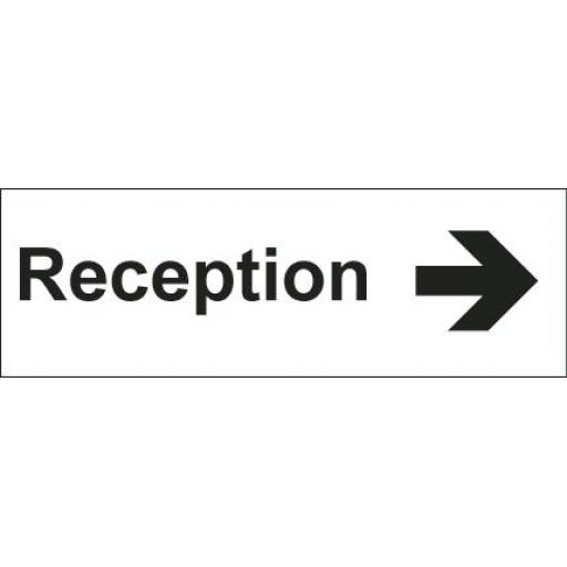 Reception - Arrow right (Double sided)