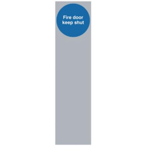 Fire door keep shut - long (Drilled only)