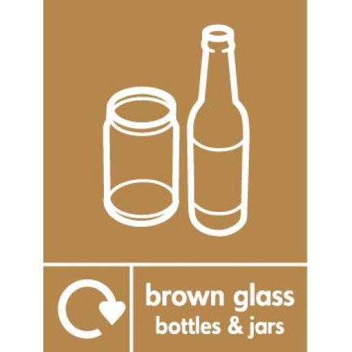 Brown Glass Bottles & Jars