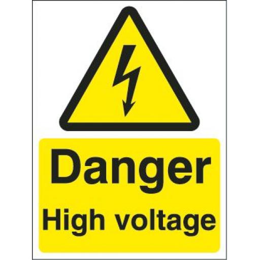 Danger High voltage