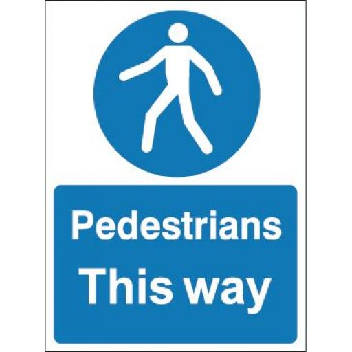 Pedestrians this way