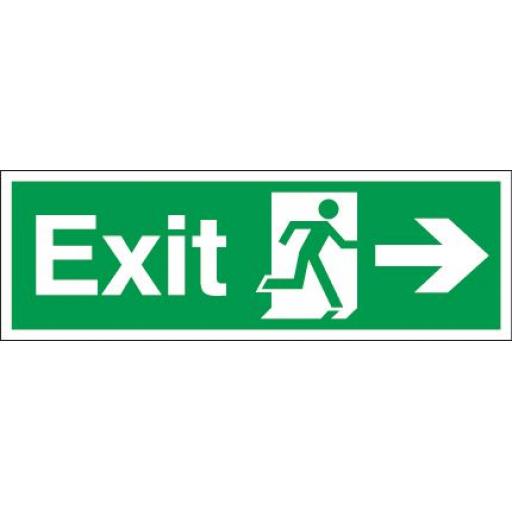 Exit - Running man - Right arrow