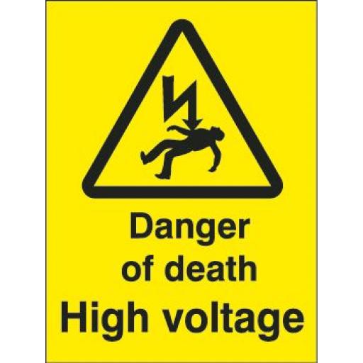 Danger of death High voltage