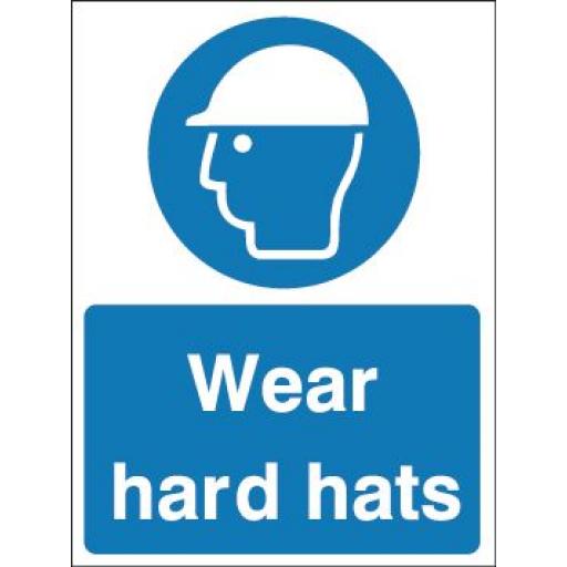 Wear hard hats