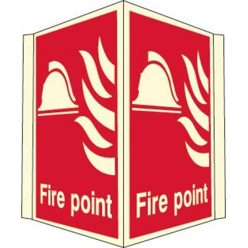 Fire point (Projecting signPhotoluminescent)