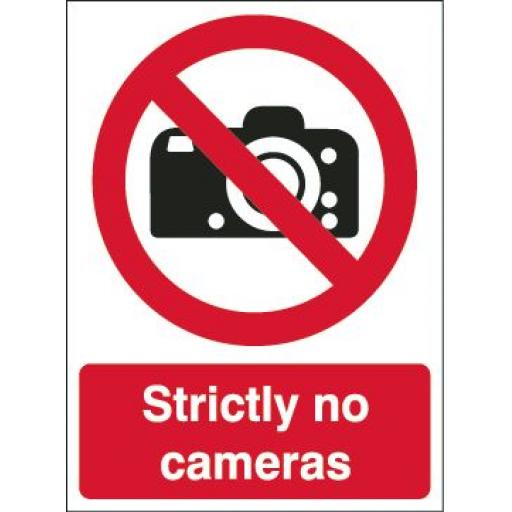 Strictly no cameras