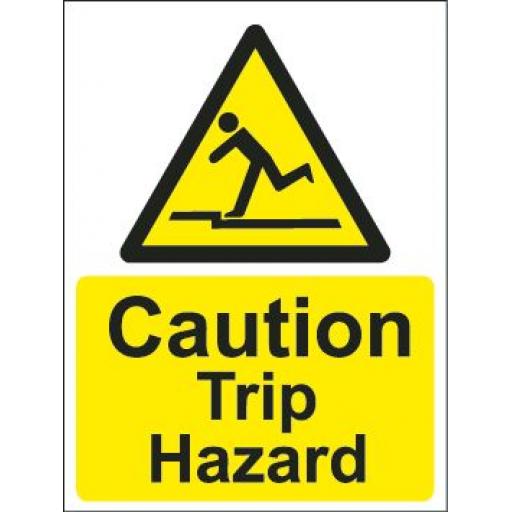 Caution Trip Hazard