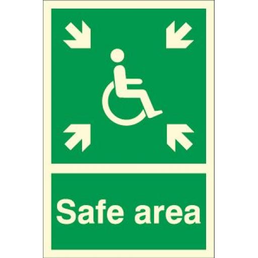 Safe area - Disabled logo (Photoluminescent)