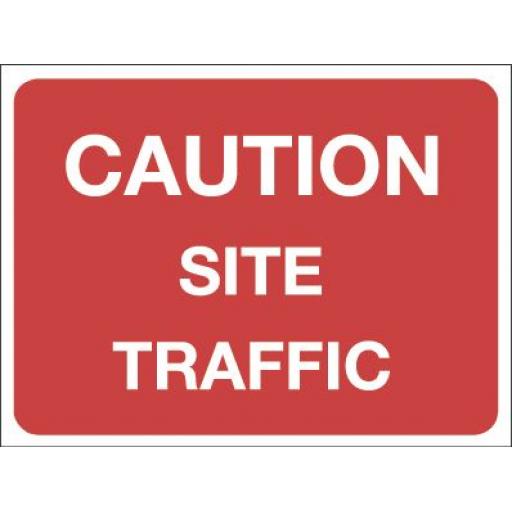 CAUTION SITE TRAFFIC