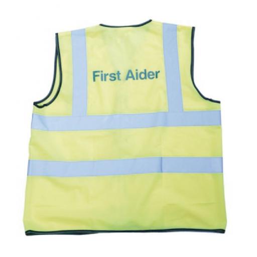 First Aider Hi - Viz Vest