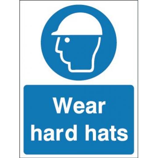 Wear hard hats