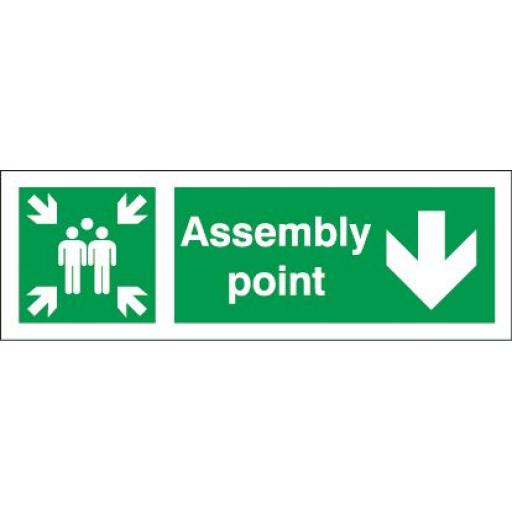 Assembly point - Down arrow