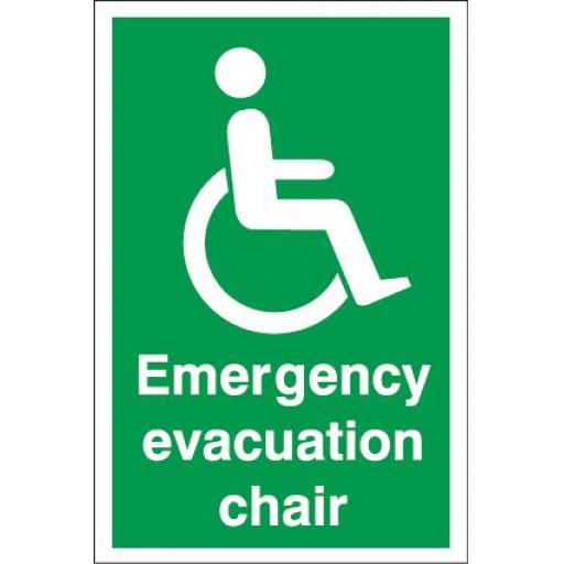 Emergency evacuation chair