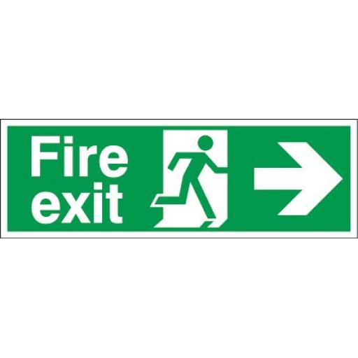 Fire exit - Running man - Right arrow