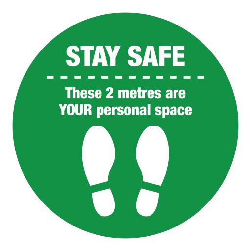 Personal Space - Floor Graphics (bulk pack)