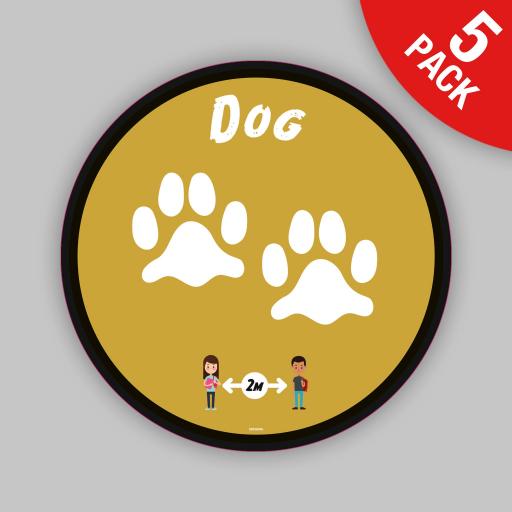 Dog - Floor Graphics (bulk pack)